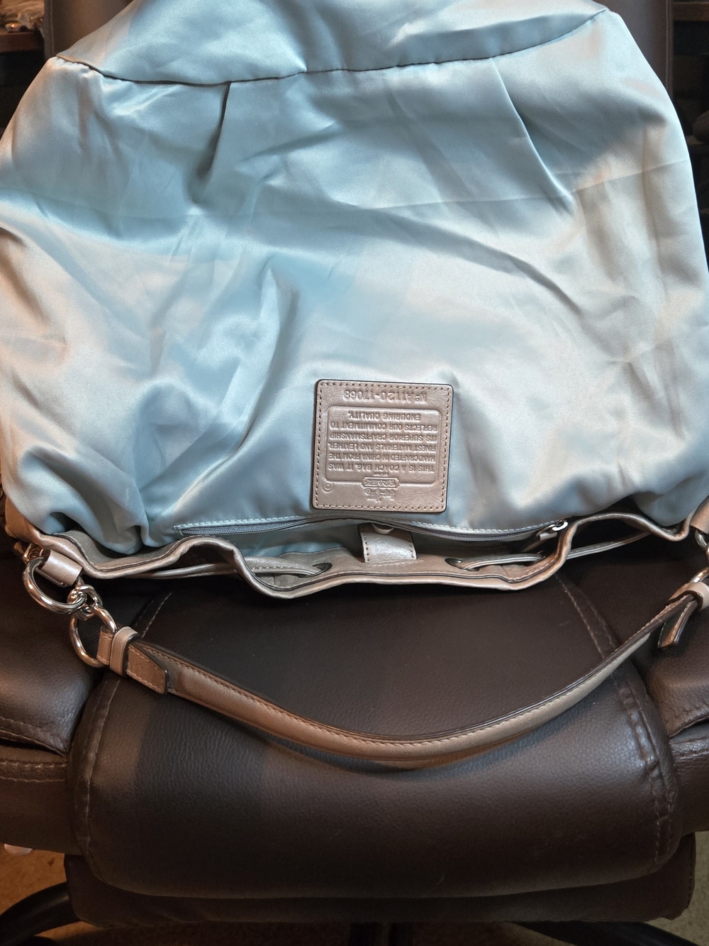 Coach Madison Marielle Python-Embossed Drawstring Bucket Bag - Picture 4 of 12
